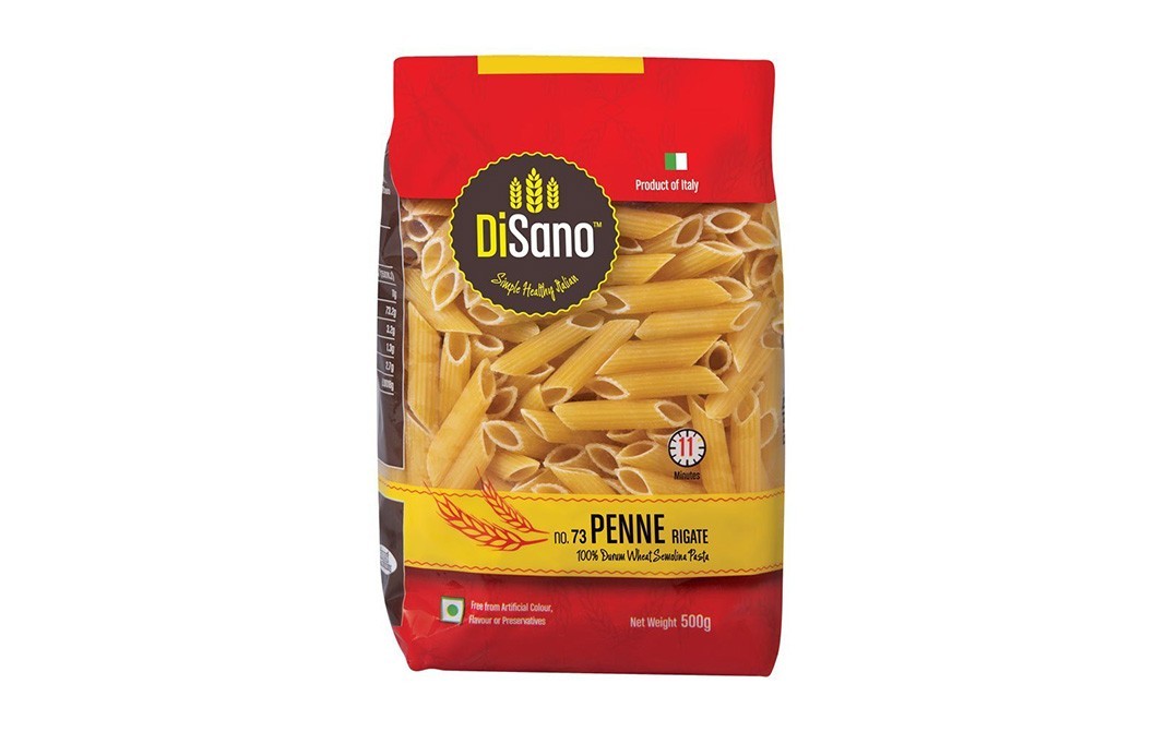 Disano Penne Rigate Durum Wheat Semolina Pasta   Pack  500 grams